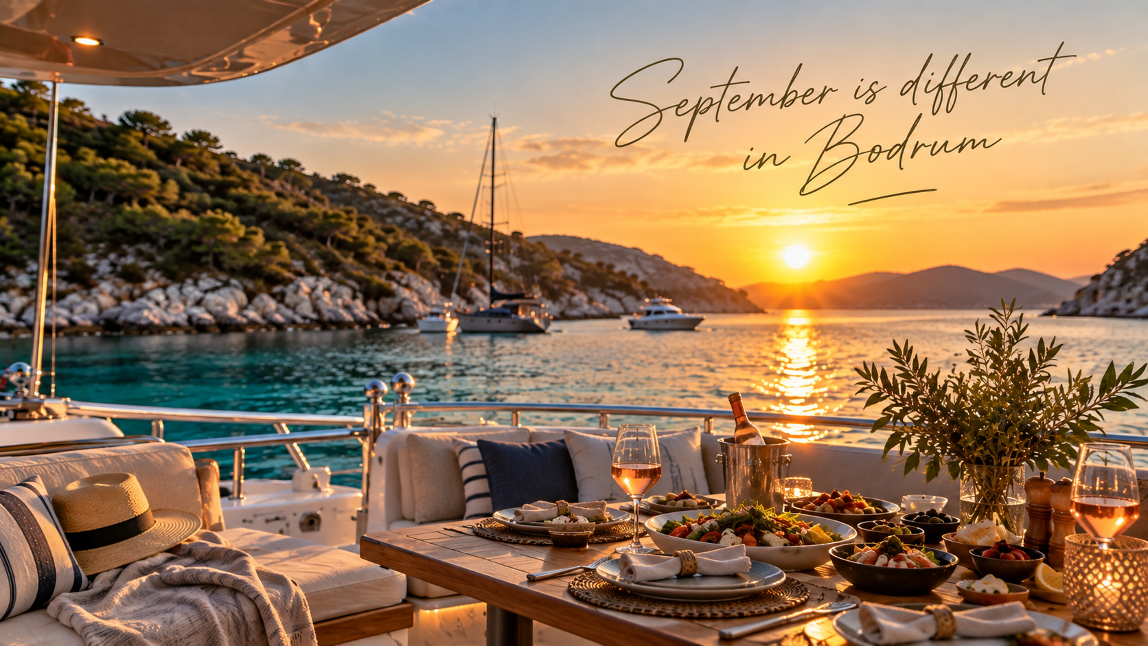 Eylül ve Ekim Aylarında Bodrum Yacht Charter: Provisioning ve Operasyon Açısından Avantajları