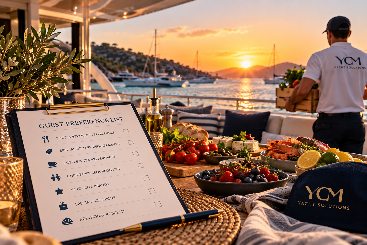Guest Preference List Nedir? Yacht Provisioning İçin Neden Önemlidir?